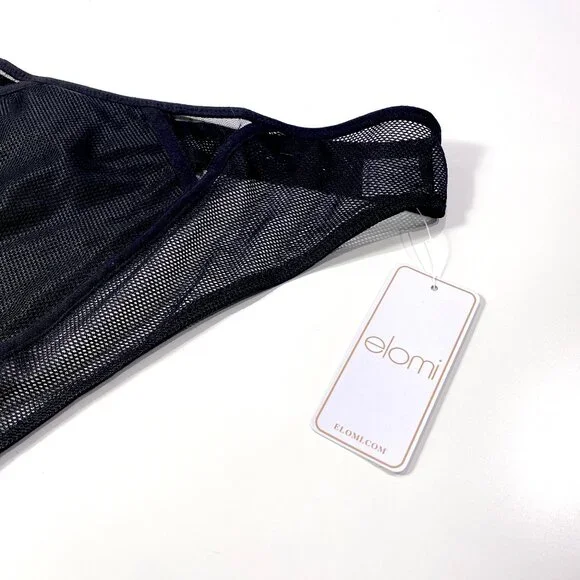 Elomi Kintai Thong, Black, Size Medium - Picture 2 of 8